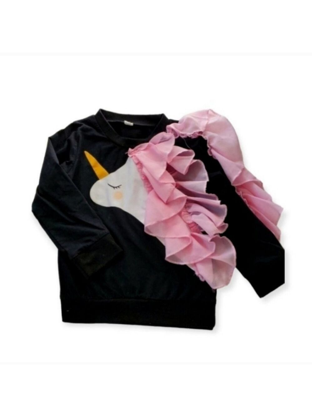 UNICORN Pullover Ruffle Longsleeve Sweater